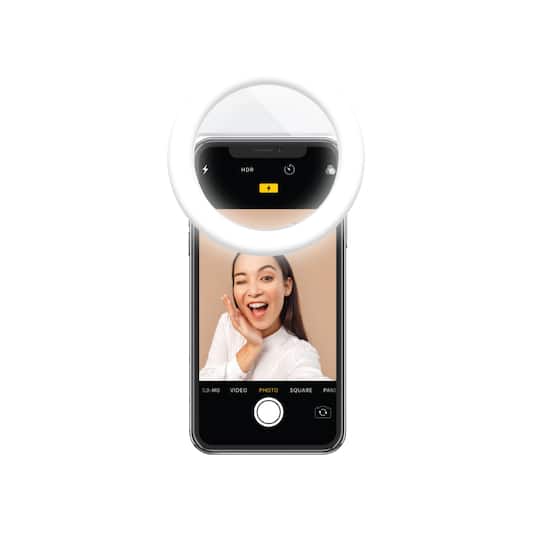 Bower White & RGB LED Clip-On Rechargeable Selfie Light